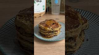 Recette ￼pancakes  protéineé rapide et facile food recetterapide recettepancakes [upl. by Kruter393]