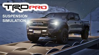 Toyota TRD Pro Suspension Simulation V2  3DMCAR [upl. by Nuy182]