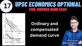 Compensated demand curve  Ordinary Demand Curve  ugc net  upsc economics optional [upl. by Etnuaed668]