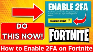 How to Enable 2FA on Fortnite StepbyStep  Keep Your Account Secure [upl. by Sacram121]