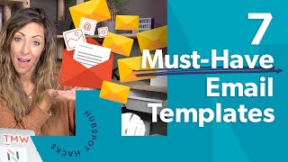 7 HubSpot Email Templates Youll Wish You Had Sooner [upl. by Lorri]