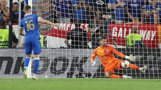 Aaron Ramsey penalty miss vs Eintracht Frankfurt  Rangers vs Eintracht Frankfurt  Europa league [upl. by Nilde]