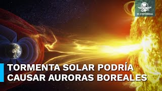 Tormenta solar impactará a la tierra este 10 de octubre [upl. by Barta324]