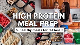 HIGH PROTEIN MEAL PREP  easy healthy meal ideas [upl. by Eima]