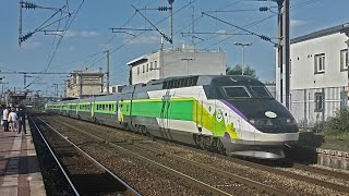 TERRY87392 Trains Sncf 20162017  TGV RER TER Intercités Ouigo Thalys Eurostar Izy [upl. by Aiuqenehs]