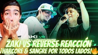 ¡ZAKI VS REVERSE BATALLÓN amp SANGRE POR TODOS LADOS🔥REACCIÓN  BATALLA RECUPERATIVA FMS CARIBE 2024 [upl. by Devina]