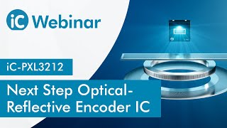 Next Step OpticalReflective Encoder IC  iCPXL3212  Webinar [upl. by Zullo308]