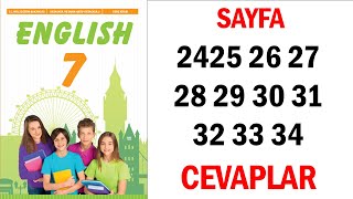 7Sınıf İngilizce Ders Kitabı 2ÜNİTE Sayfa 24 25 26 27 28 29 30 31 32 33 34 [upl. by Ecinuahs787]