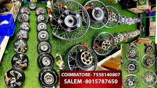 TWO WHEELER HYBRID MOTOR KIT 35H MAGNET WITH CHAIN SPROCKET DRUM BREAK OR DISC BREAK OPTION [upl. by Alley]