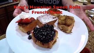 kings hawaiian sweet rolls french toast [upl. by Naired765]