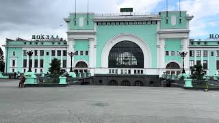 4k Novosibirsk Siberia Walk down the street Big city [upl. by Daley]