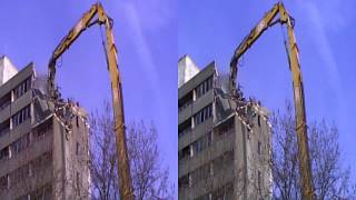 Ferrier Estate in 3D  Demolition of Standish House [upl. by Hsihsa]