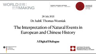 The Interpretation of Natural Events in European and Chinese History  A Digital Dialogue [upl. by Lorry]