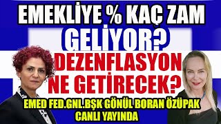 Emekliye  Kaç Zam Geliyor  Dezenflasyon Ne Getirecek [upl. by Eclud]