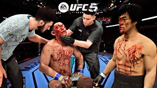 BRUCE LEE VS SONG YADONG CRAZY😱🔥🤯🥶 EA SPORTS UFC 5 UFC KNOCKOUTS  BRUCE LEE FIGHT  UFC 2024 [upl. by Daniyal]