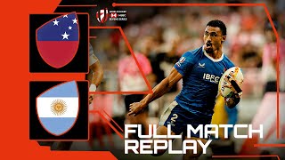 AN UNFORGETTABLE SEMI FINAL  Samoa v Argentina  HSBC Singapore Rugby Sevens 2023 [upl. by Elokin198]