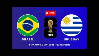 Brazil VS Uruguay  CONMEBOL World Cup Qualification Match Prediction [upl. by Anthiathia]