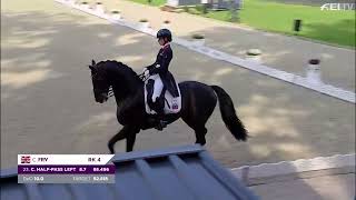 Van Olst Horses Glamourdale Freestyle European Championships 2023 [upl. by Netsryk]