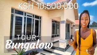 Touring NEWEST MOST AFFORDABLE KSH105M 3Bedroom bungalow in ruiru Kenya realestate luxury [upl. by Mur]