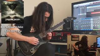 Conquering Dystopia  Inexhaustible Savagery Guitar Cover [upl. by Nalhsa]