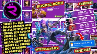 UPDATE APK SCRIPT SKIN MLBB 2024 NO BAN  NBS REBORN V113  UNLOCK ALL SKIN MLBB FOR FREE [upl. by Ulita]