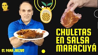 Chuleta de cerdo en salsa de maracuyá [upl. by Salvador]