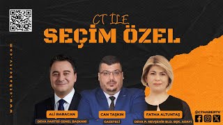 CT İLE SEÇİM ÖZEL CAN TAŞKIN  ALİ BABACAN [upl. by Cornelle]