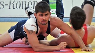 Freestyle Wrestling 60kg Match  France vs France 00049 [upl. by Anchie]