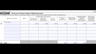 IRS Form 8990 Schedule A walkthrough Partnerships subject to Section 163j limitations [upl. by Sirkin903]