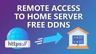 Dynamic DNS DDNS for Free Remote Access to Home Server with Dynu [upl. by Sarena]