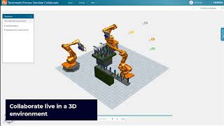 Tecnomatix Process Simulate Collaborate [upl. by Nilhtac]