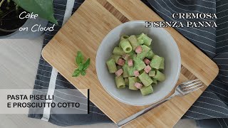 Pasta piselli e prosciutto cotto cremosa [upl. by Aihsined]