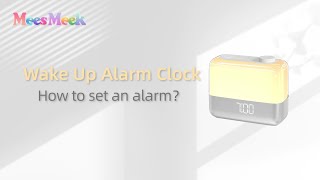 How to set MeesMeek Sunrise Alarm Clock [upl. by Vivl80]