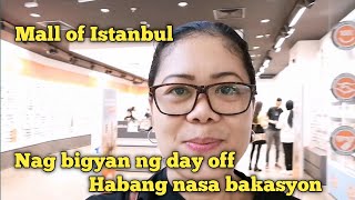 Travel vlog Nabigayan ako ng isang araw na day off gumala mag Isa sa mall of Istanbul Turkey [upl. by Nodyroc]