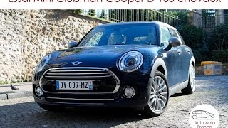 Essai Mini Clubman Cooper D 150ch  Actu Auto France [upl. by Crosby509]