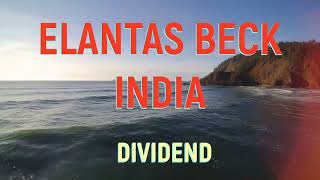 Elantas Beck India Declare Dividend Date 2023 l Elantas beck india Share Price l News l Noble Stock [upl. by Llener]