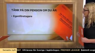 Pensionsexpert Så sparar du pengar till din pension  Nyhetsmorgon TV4 [upl. by Moss289]