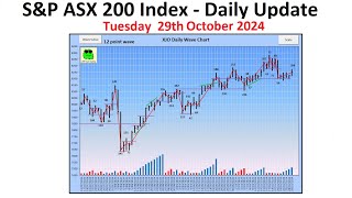 SampP ASX 200 Index XJO  Daily Update  29th October 2024 [upl. by Acinelav]