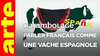 Parler français comme une vache espagnole  Karambolage España  ARTE [upl. by Dacey]