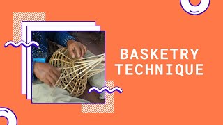 HANDICRAFT BASKETRY TECHNIQUE [upl. by Gabby35]