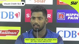 West Indies tour of Sri Lanka 20241st ODI  PostMatch PC [upl. by Jadwiga700]