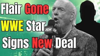 Ric Flair Gone From AEWWWE Signs New DealWrestling News [upl. by Darsie813]