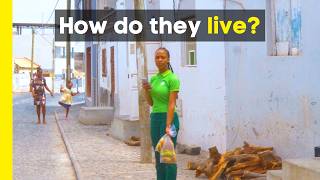 Shocking Village Life in Cape Verde Pedra Badejo [upl. by Ardnuasal]