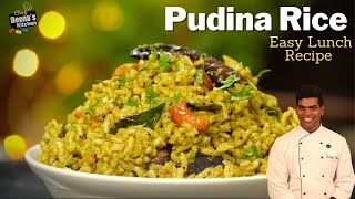 புதினா சாதம்  Pudina Rice Recipe in Tamil  Lunch Box Recipe  CDK 502  Chef Deenas Kitchen [upl. by Gosser733]