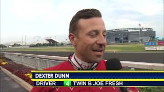 June 29 2024  Interview with Perfect Sting Open Mare Pace Winning Driver Dexter Dunn [upl. by Elleirol660]