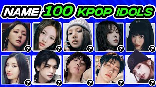 ULTIMATE KPOP TEST NAME 100 KPOP IDOLS IN JUST 3 SECONDS  FUN KPOP GAMES 2023 [upl. by Nnyllaf]