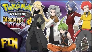 Pokémon Platine FIN  Ligue Sinnoh Fight Monotype Challenge [upl. by Korten]