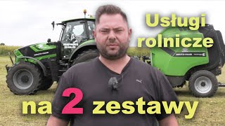 Prasowanie słomy możliwe na dwa zestawy [upl. by Adnov13]