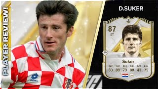 THAT LEFT FOOT 87 RATED DAVOR SUKER PLAYER REVIEW  EA FC25 ULTIMATE TEAM [upl. by Tillo]