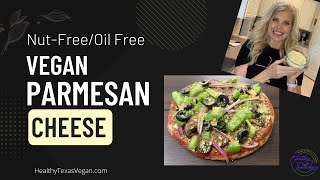 How to Make Vegan Parmesan Cheese  NutFree Oil Free and Only 3 Ingredients [upl. by Kciderf]